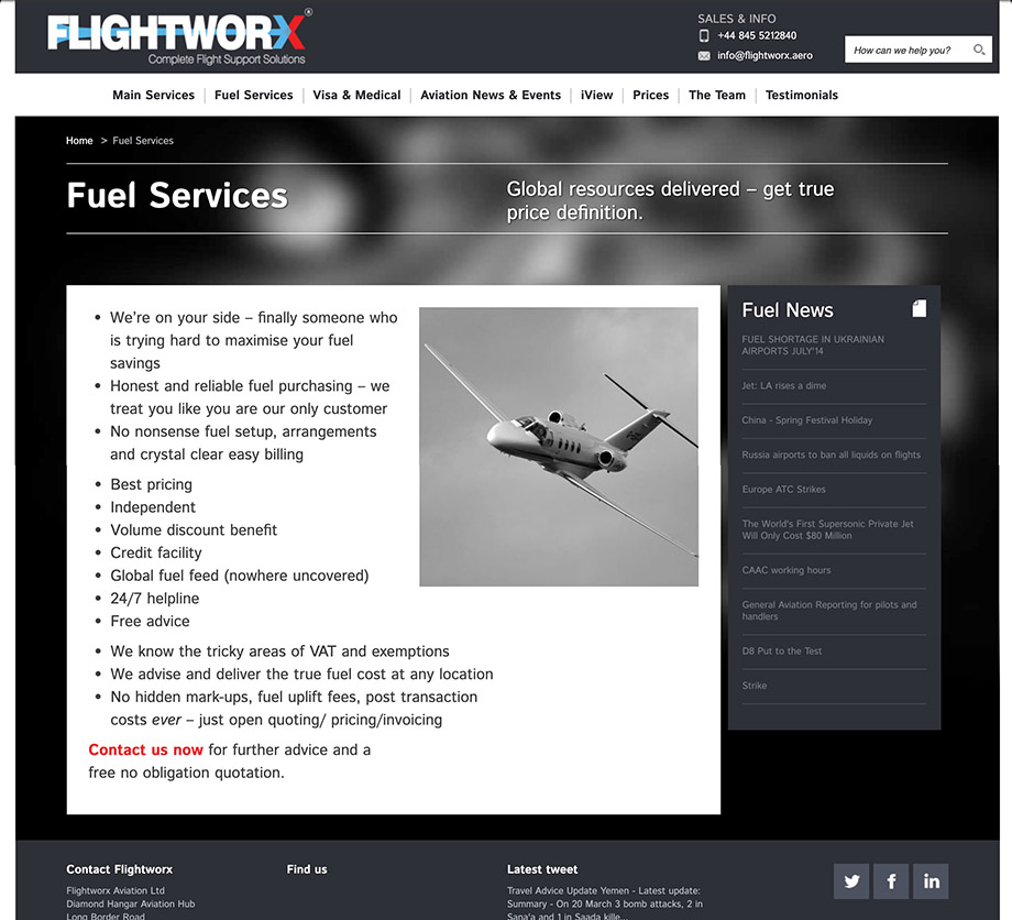 Website illustration 16, part of our Flightworx portfolio