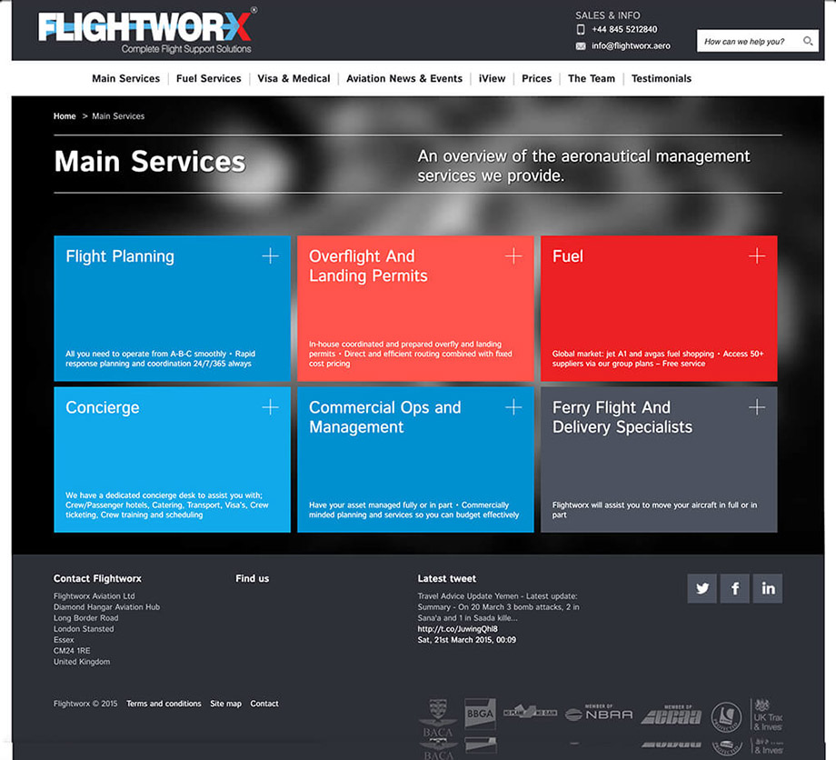 Website illustration 17, part of our Flightworx portfolio