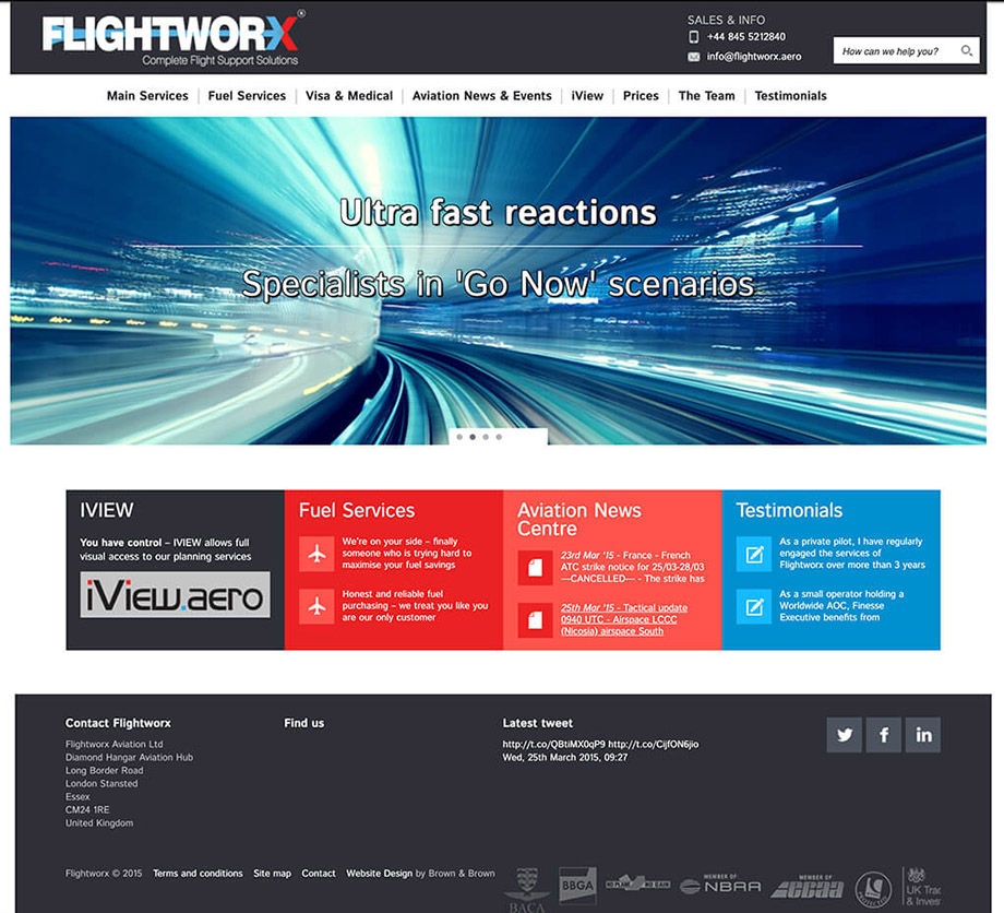 Website illustration 18, part of our Flightworx portfolio