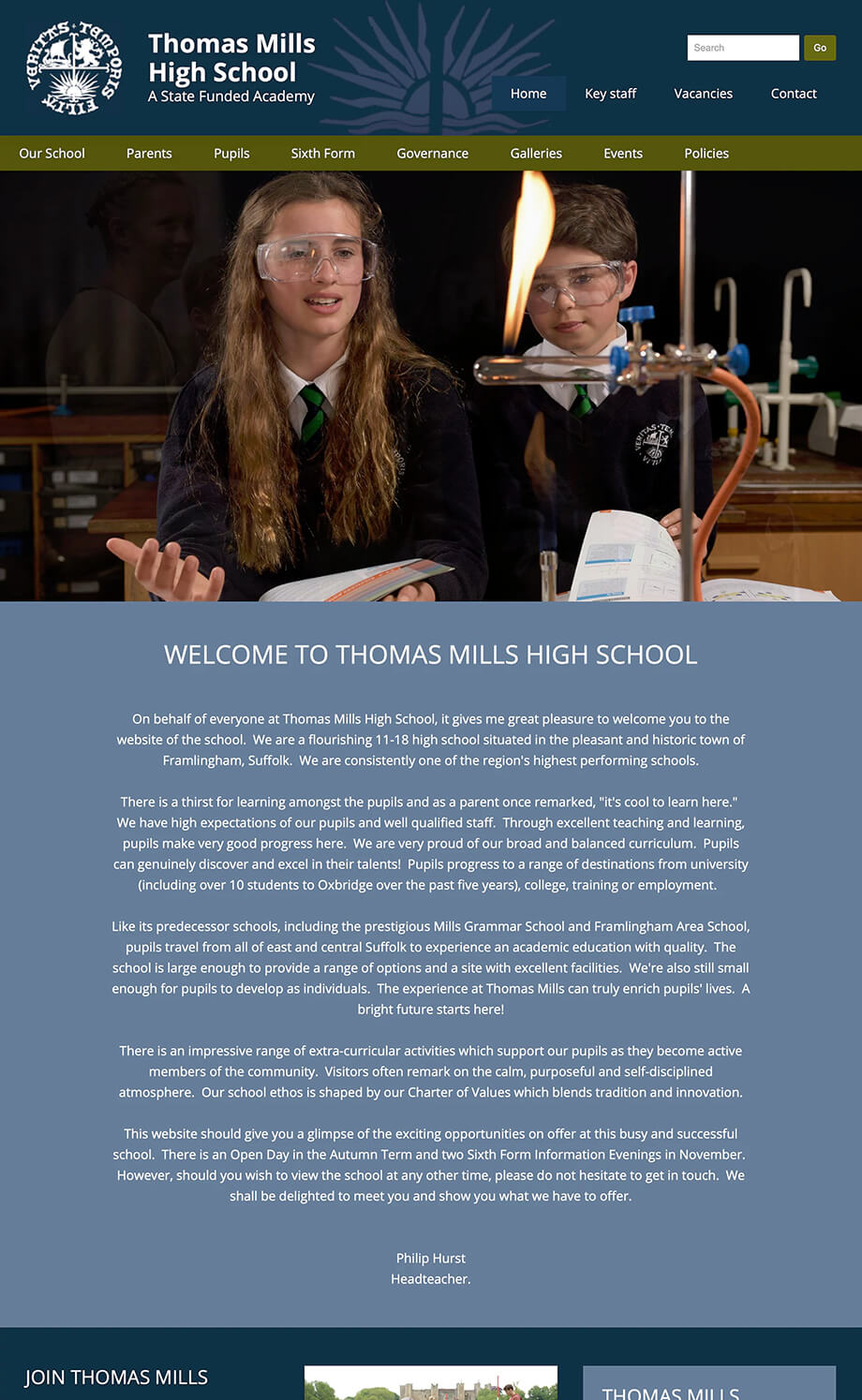 Thomas Mills High School illustration 13, part of our Schools portfolio